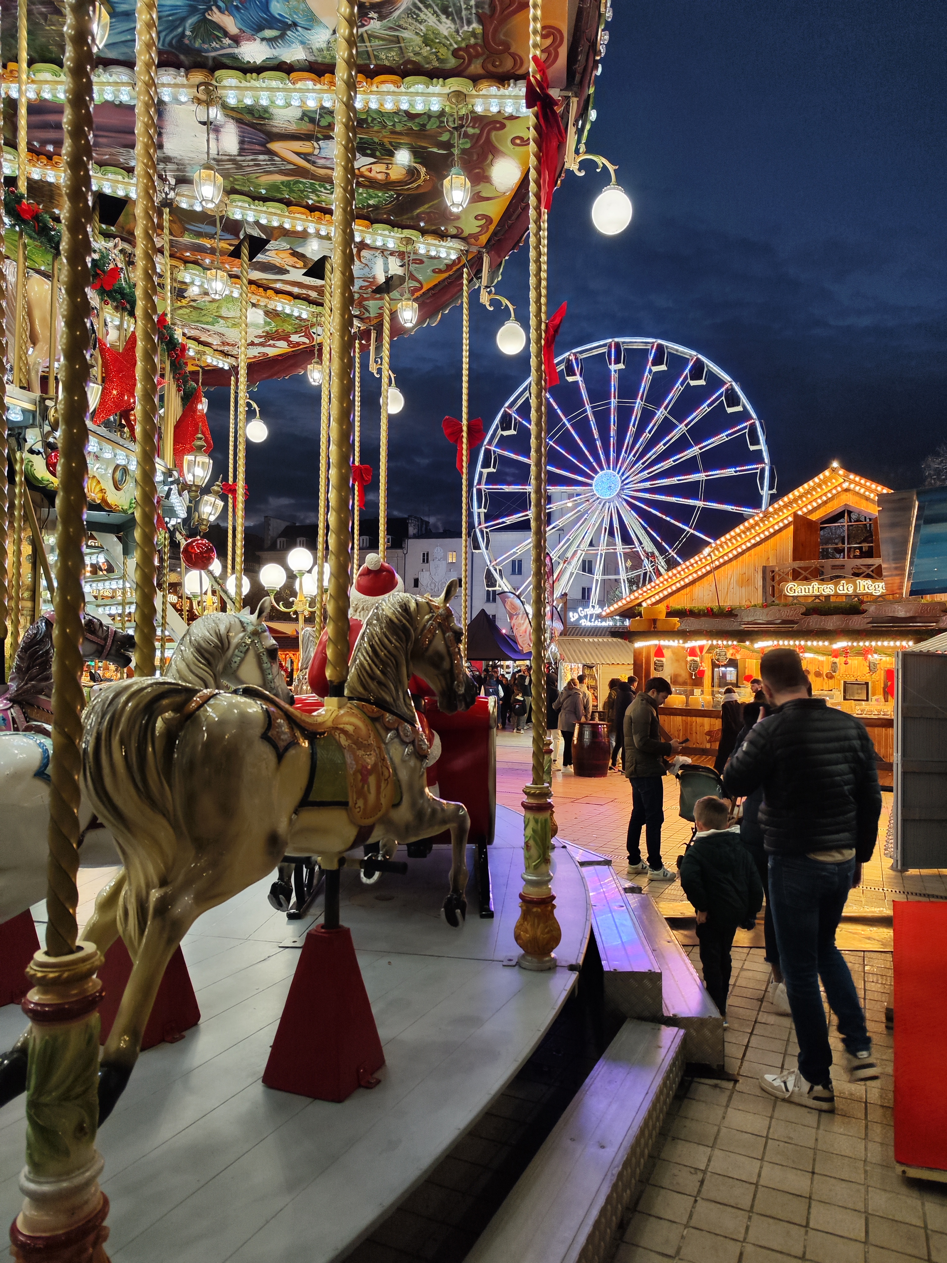 Affiche de Marché de Noël de Poitiers