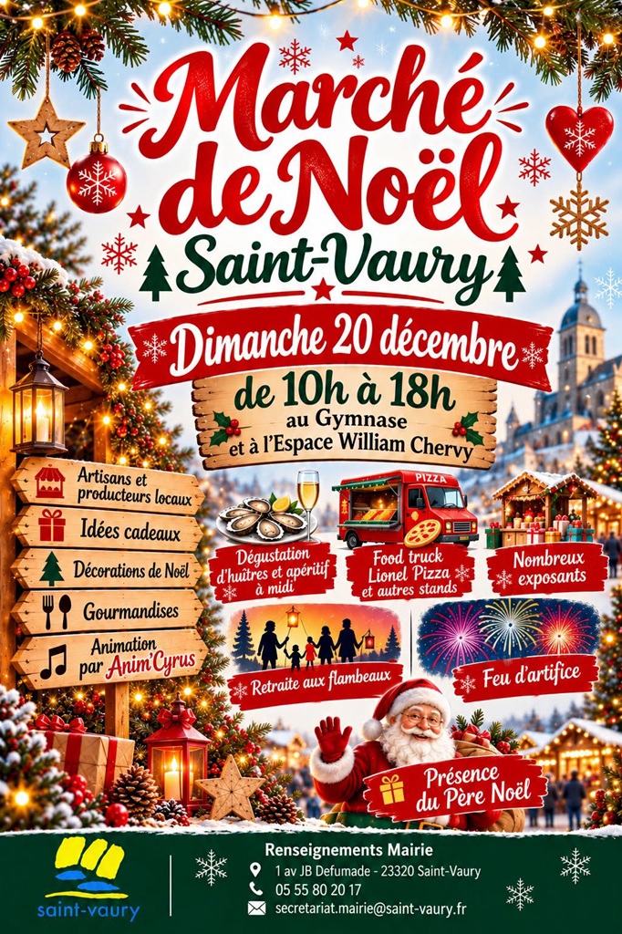 Photo de couverture - Marché de Noël de Saint-Vaury