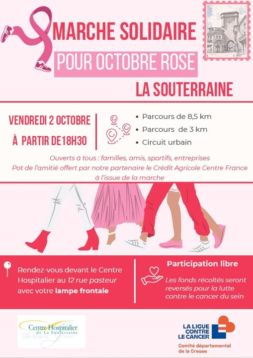 Marche solidaire pour Octobre Rose