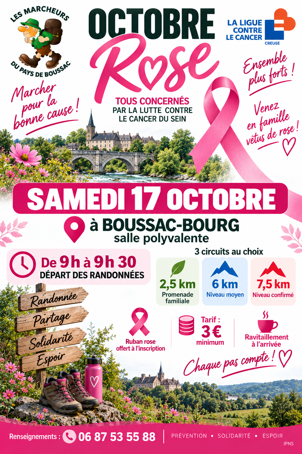 Octobre rose : Randonnée