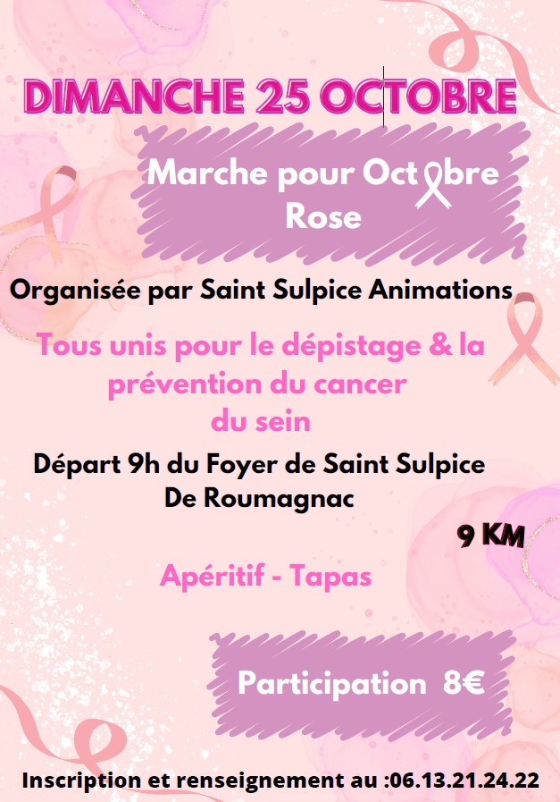 Marche pour Octobre Rose