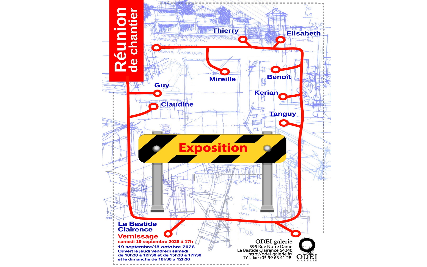Journées Européennes du patrimoine : exposition " Réunion de chantier "