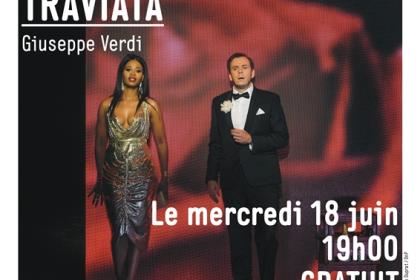 Diffusion d’une captation de l’opéra La Traviata 