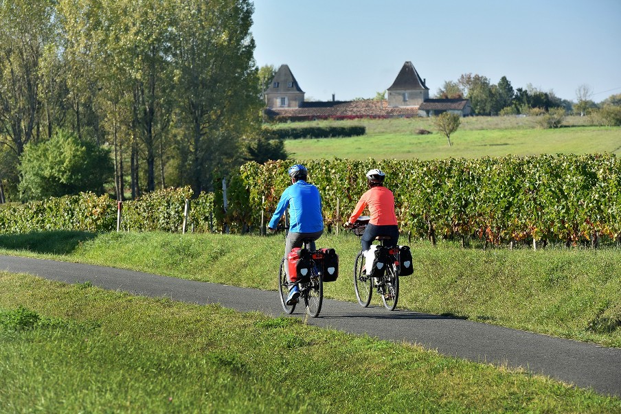 Piste cyclable Blaye - Etauliers