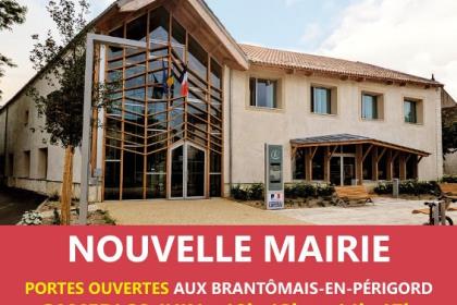 Portes ouvertes de la nouvelle mairie de Brantôme 