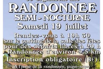 Randonnée semi-nocturne 