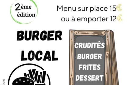 Repas burger local