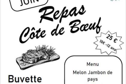 Repas: côte de boeuf