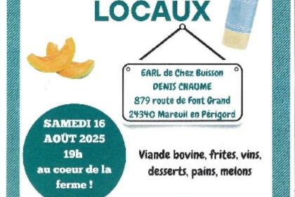 Repas de producteurs locaux
