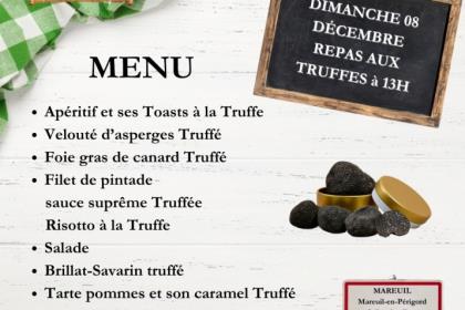 Repas aux truffes