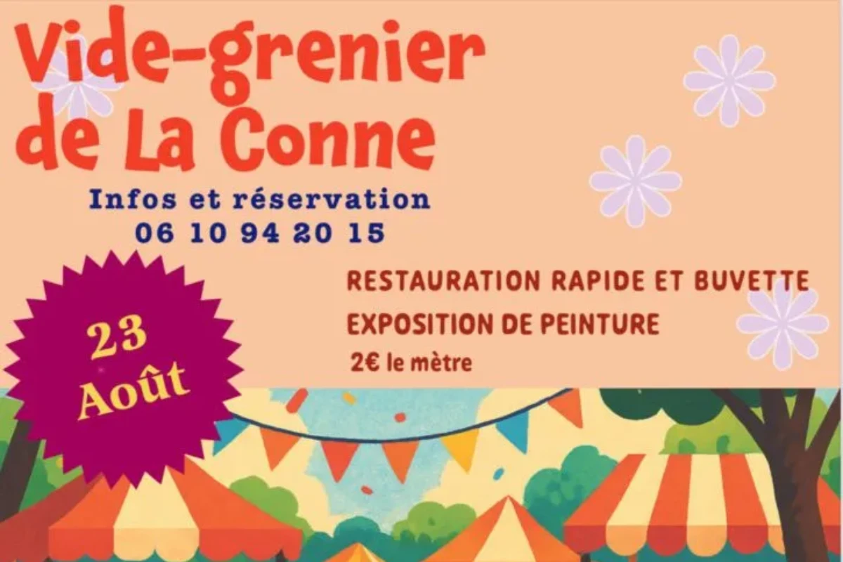 Vide-grenier de La Conne