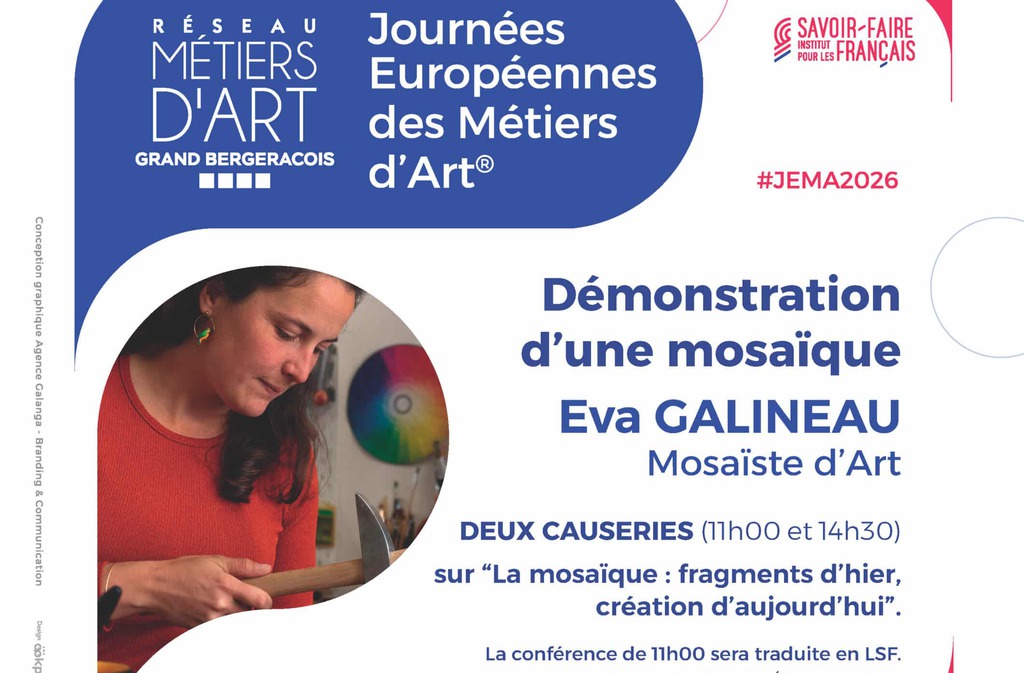 JEMA | Demonstration d'une mosaïque et causeries à la Micro Folie