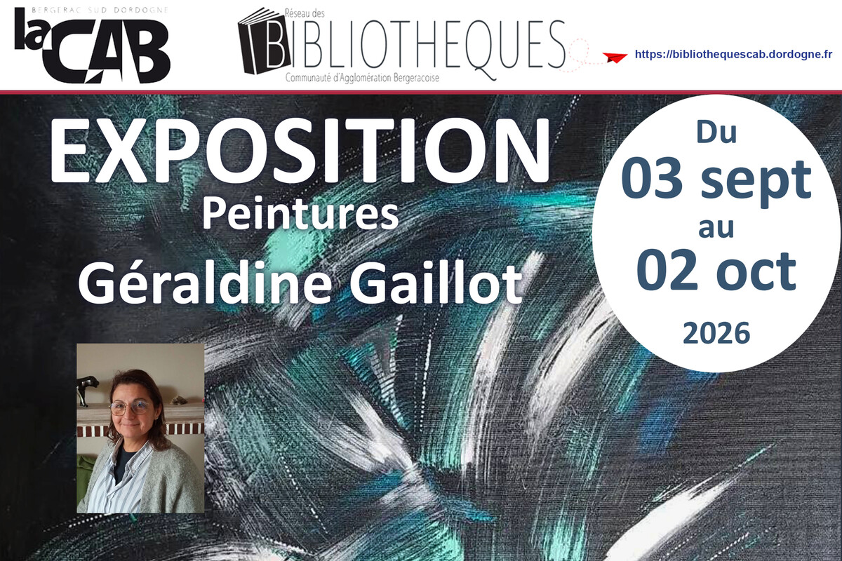 Exposition | Peintures de Géraldine Gaillot