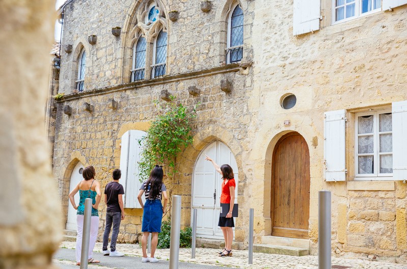 Affiche ou photo : Visite guidée de la cité médiévale de Saint-Macaire