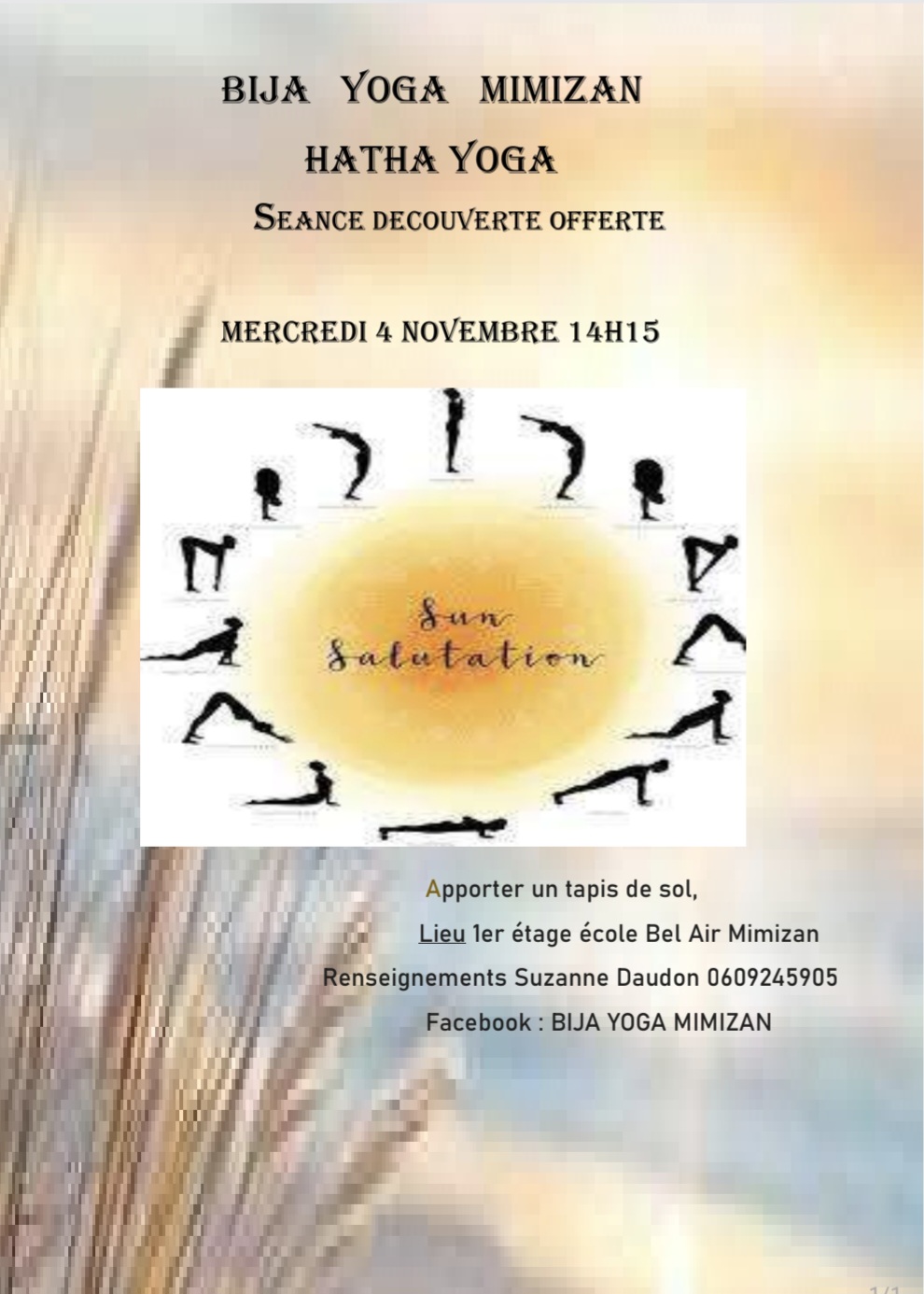 Hatha Yoga découverte séance offerte