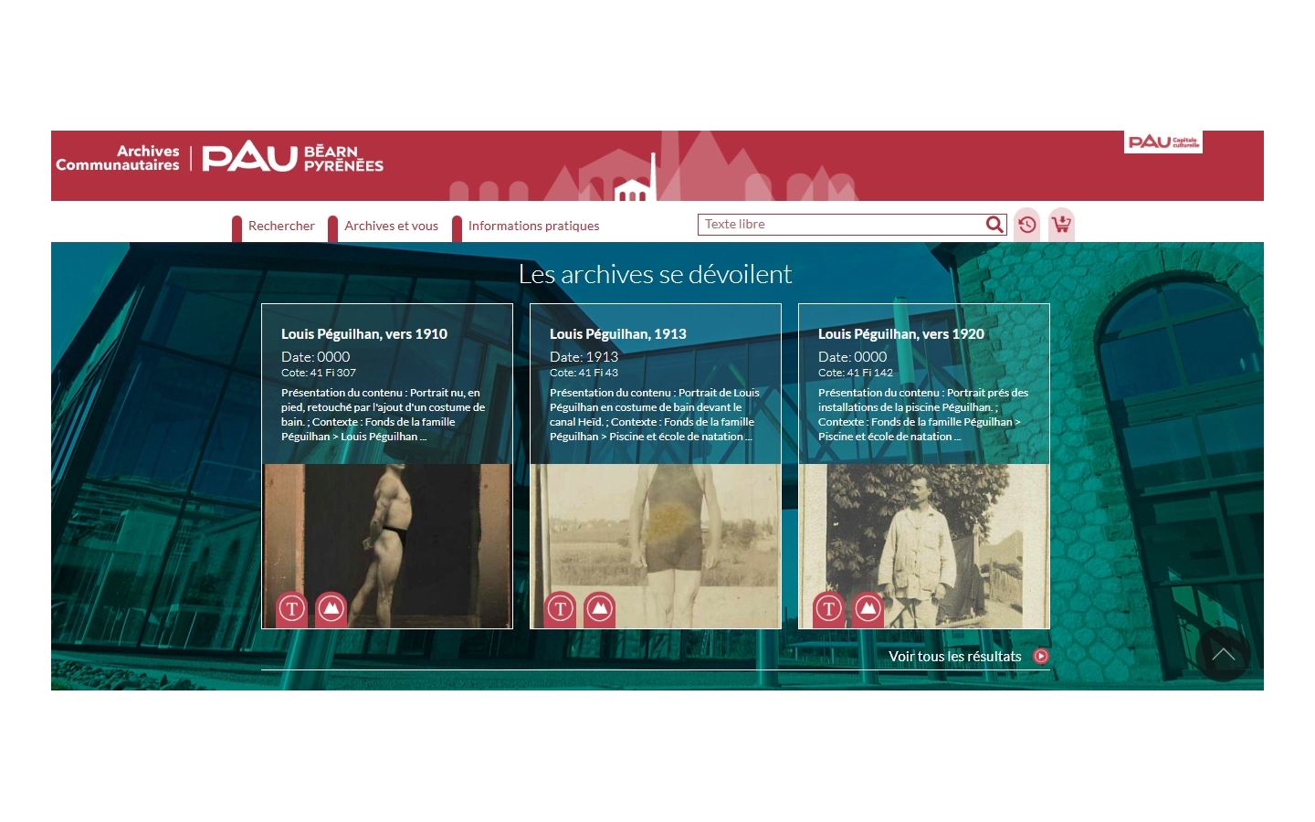 Patrimoines et moi : Le nouveau site internet des Archives : comment ça marche ?