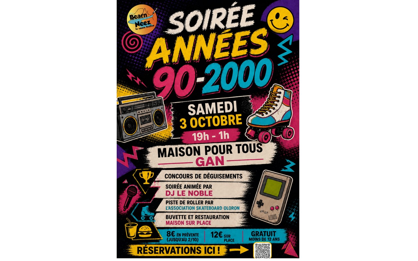 Soirée années 90/2000