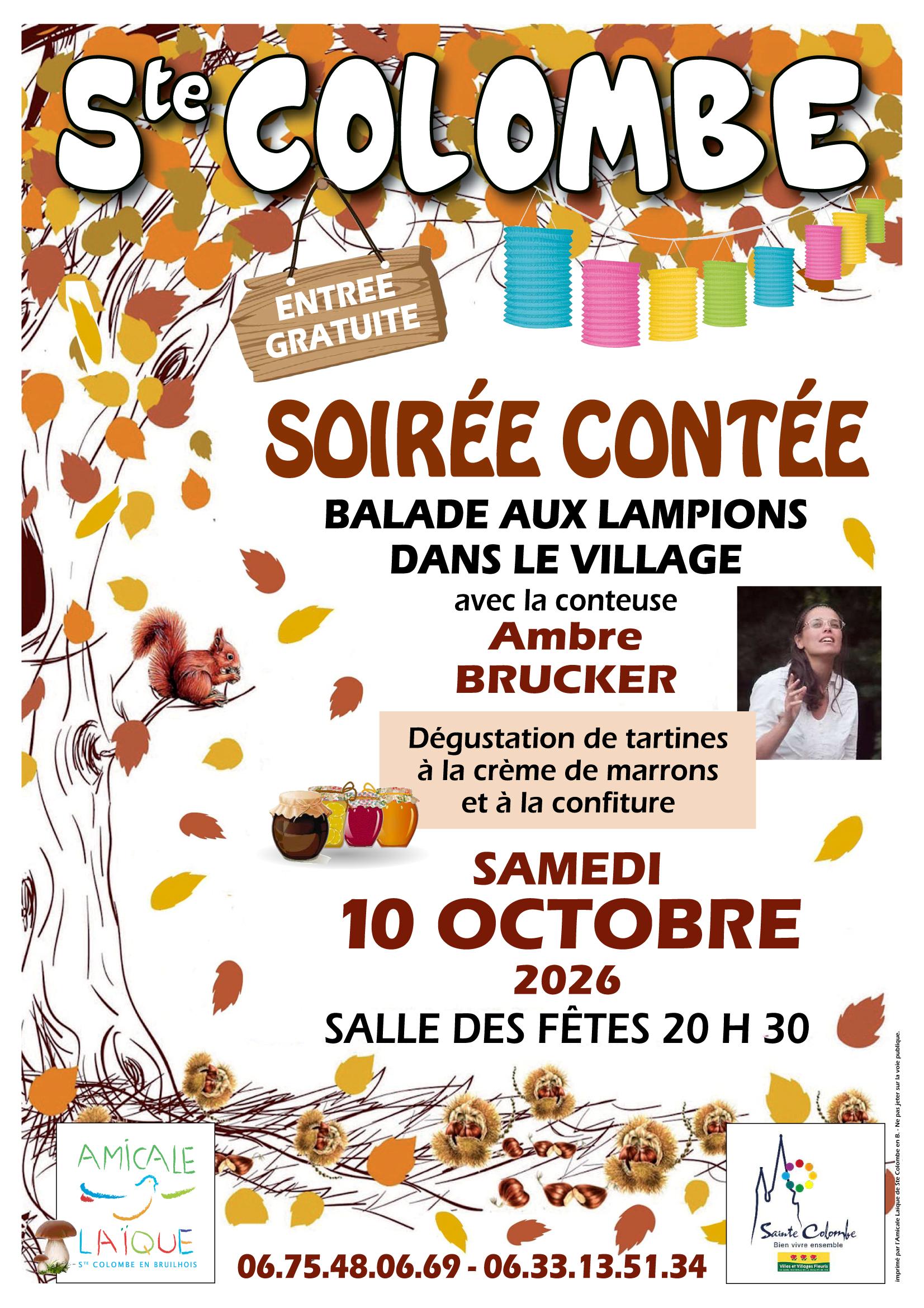 Soirée contée à Sainte-Colombe-en-Bruilhois