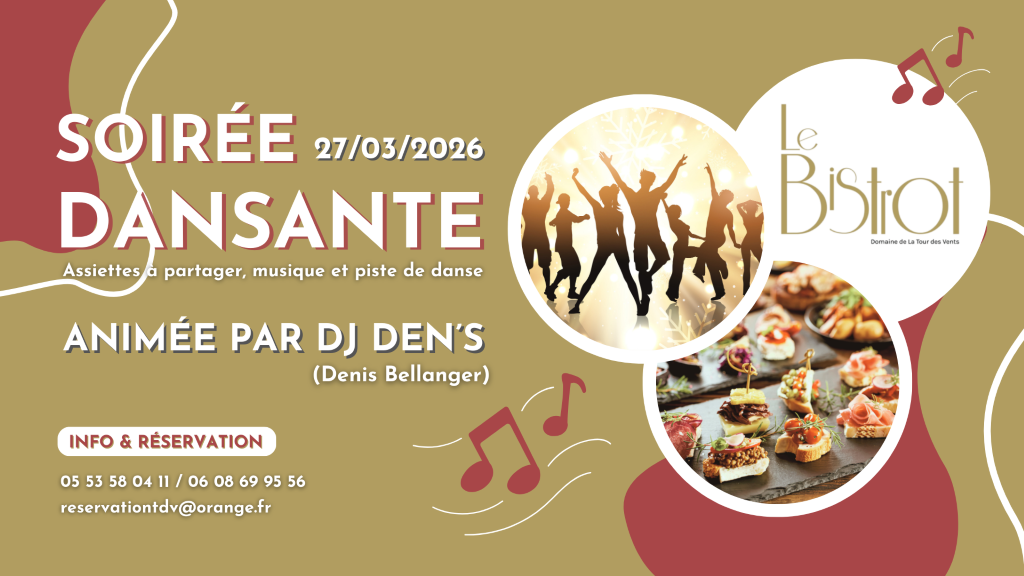 Soirée dansante avec DJ | Bistrot de Malfourat