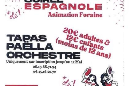 Soirée espagnole et animation foraine