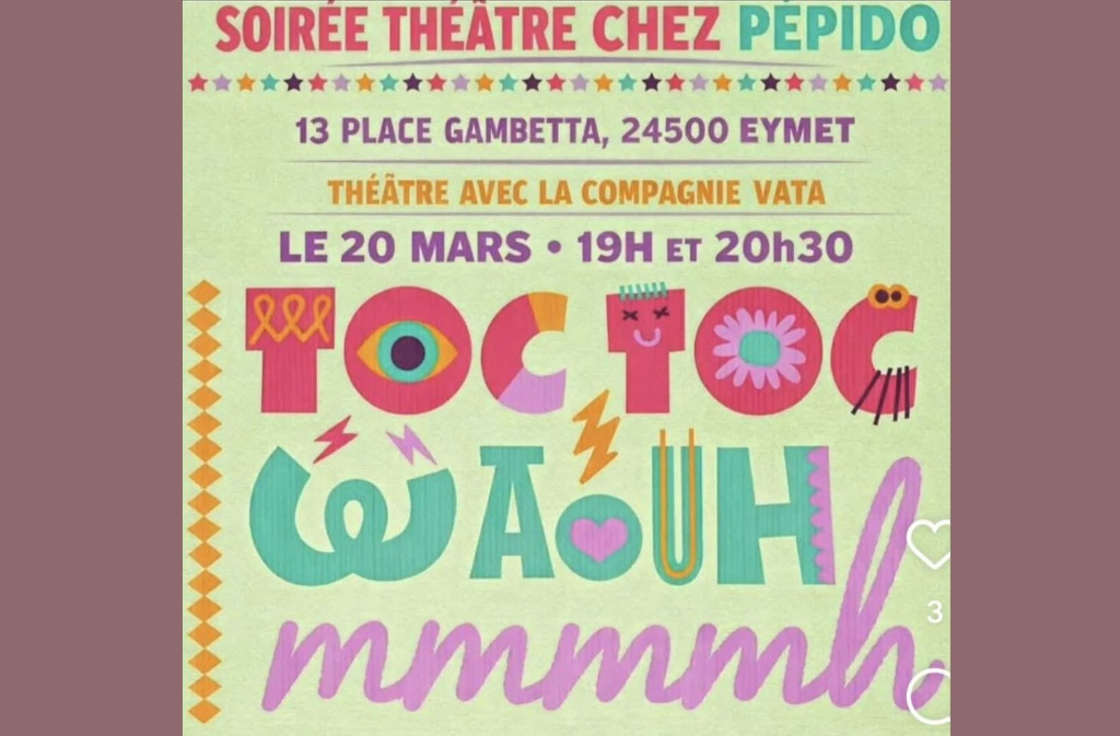 Soirée théâtre chez Pépido Café