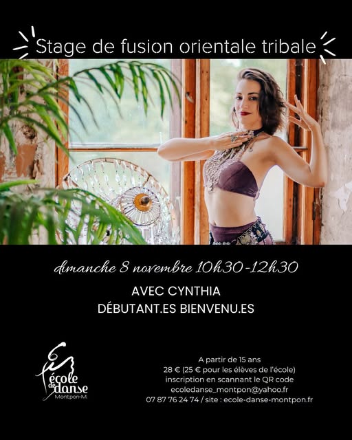 Stage de danse de fusion orientale tribale