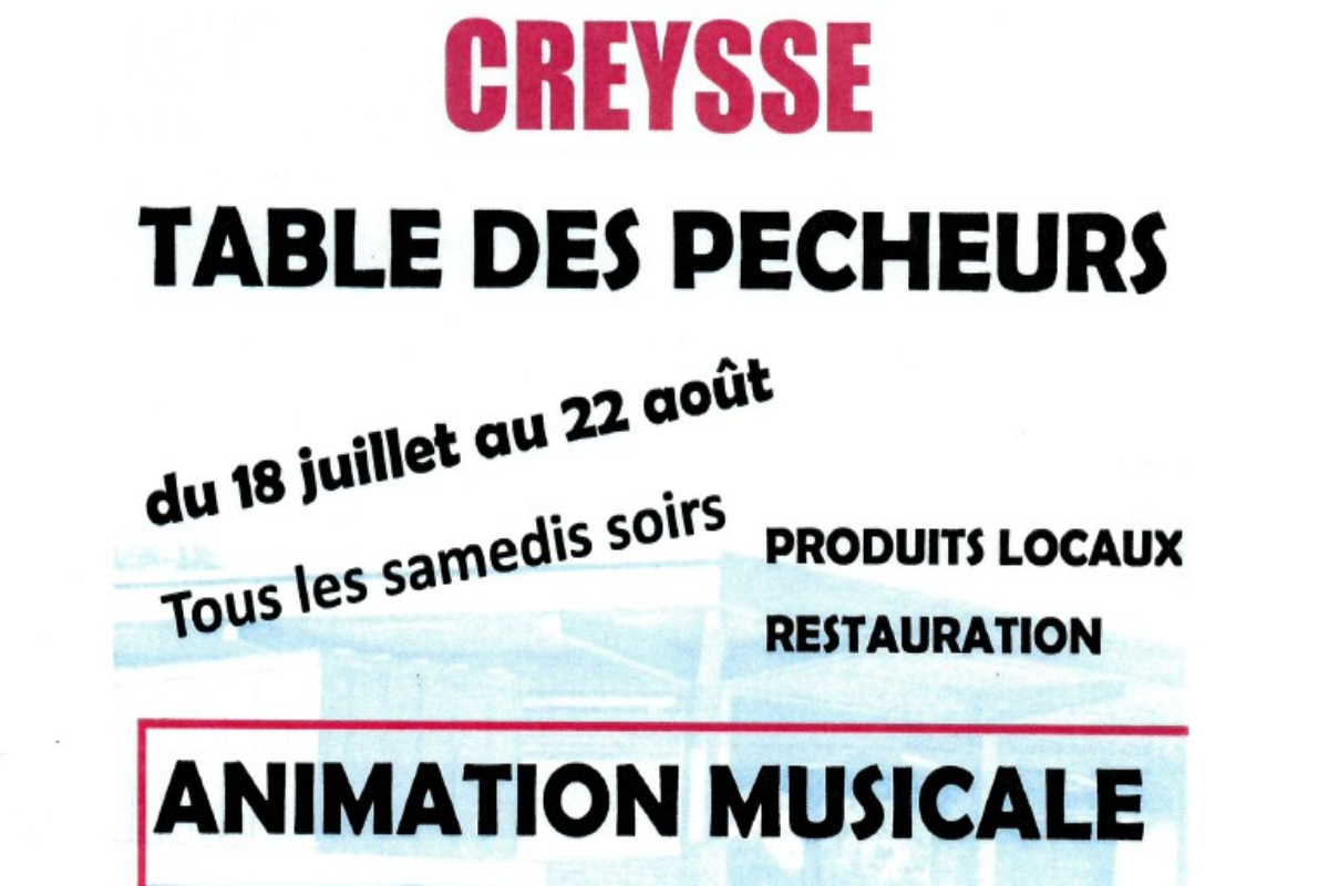 La table des pêcheurs