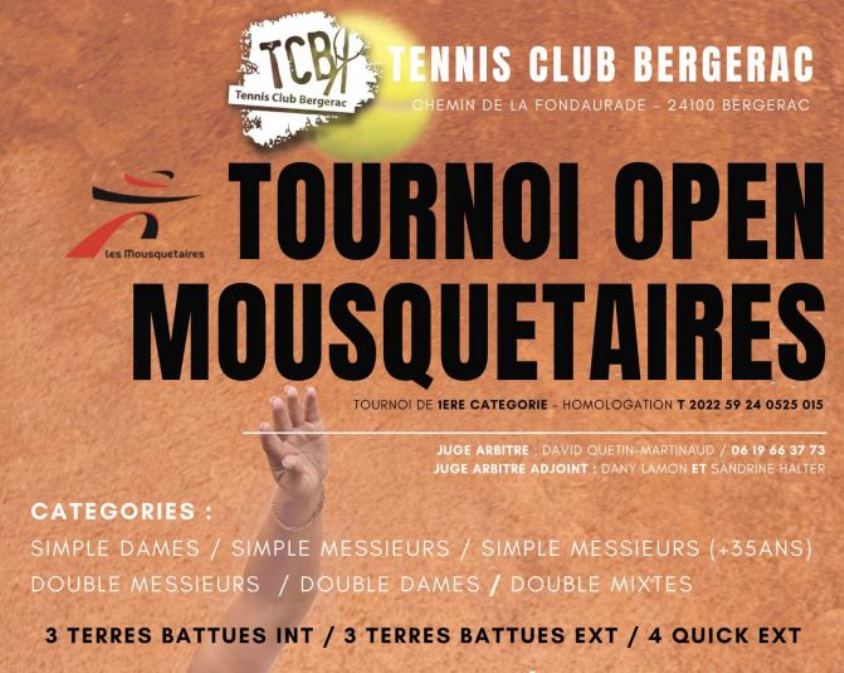 Tournoi Open Mousquetaires | Tennis
